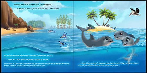 Splash the Dolphin Racing Against Time Children's Book