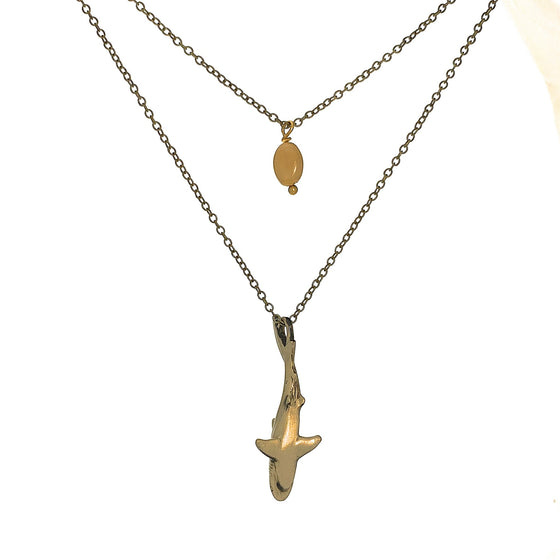 Reef Shark Layered Necklace