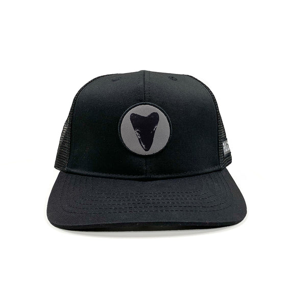 Embroidered Shark Tooth Recycled Plastic Trucker Hat