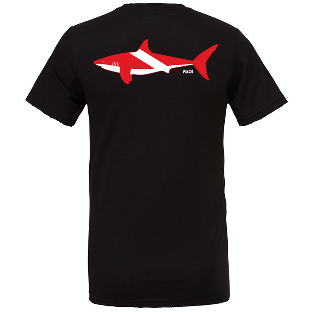 PADI Great White Dive Flag Unisex Tee – Updated Fit!