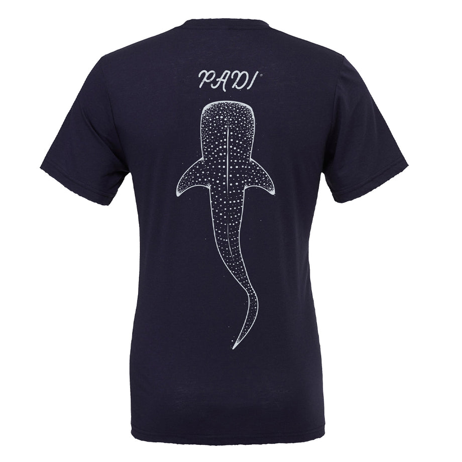 Whale Shark Unisex Charity Navy Tee - Updated Fit!
