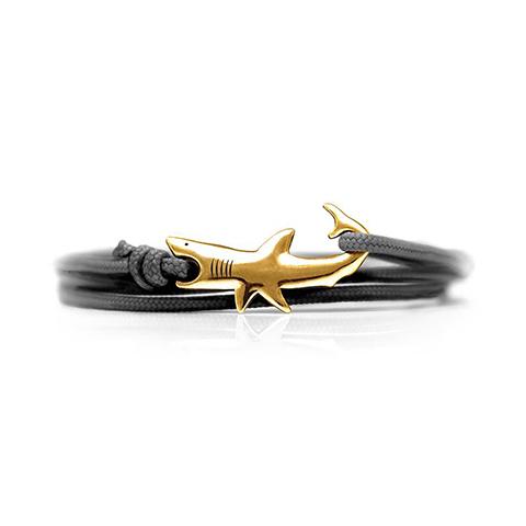 Jewelry - Great White Shark Bracelet - Bronze/Black