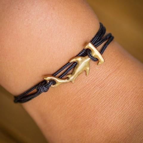 Jewelry - Hammerhead Shark  Bracelet - Bronze/Black