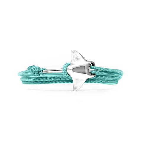 Jewelry - Manta Ray Bracelet – Sterling Silver/Teal