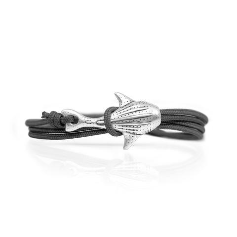 Jewelry - Whale Shark Bracelet - Sterling Silver/Black